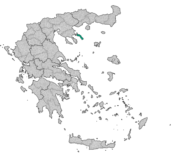 Автономное монашеское государство Святой Горы, регионы Греции